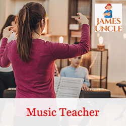 Music teacher Mrs. Purbasa Ghosh in Alambazar